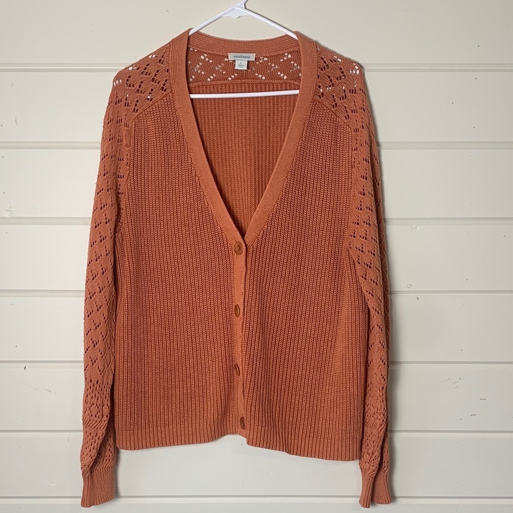Sundance Cotton Cardigan  Women’s Size Large
